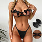 Erotic Crotchless Bra and G-String Set: Hot Lingerie & Crotchless Underwear
